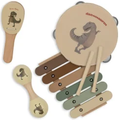 Konges Slojd Houten Muziekset Dansosaurus
