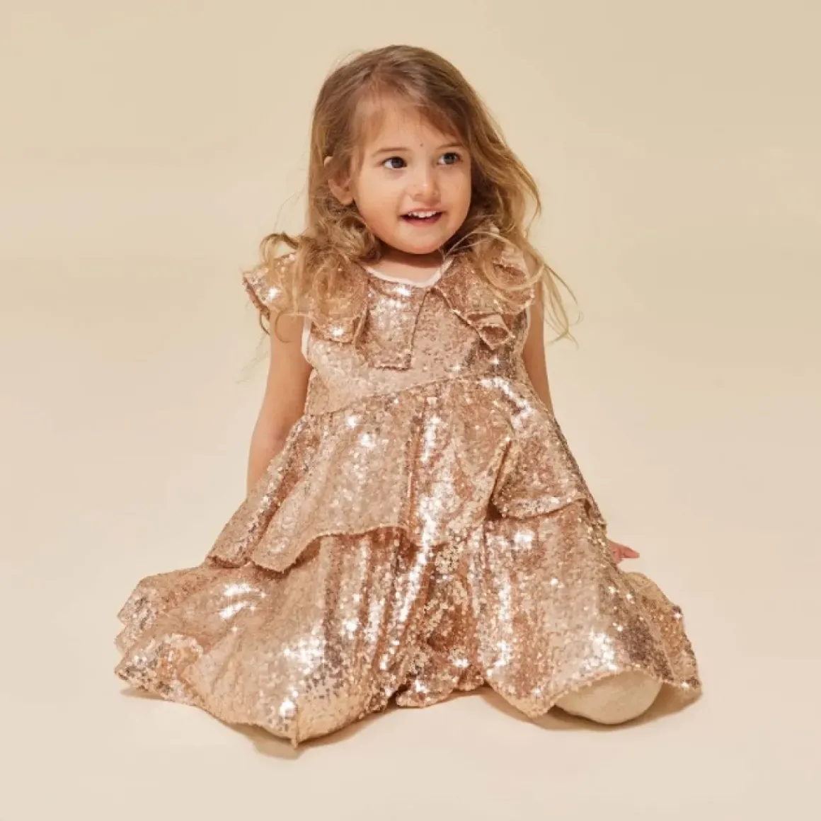 Konges Slojd Jurk Starla Gold Blush