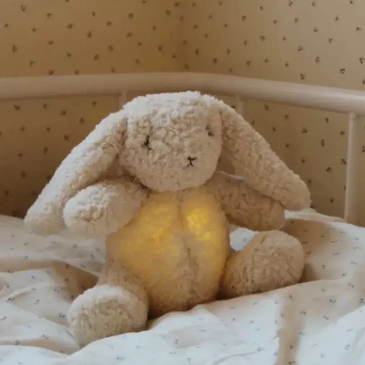 Konges Slojd Knuffel Met Licht En Geluid Bunny Off-White