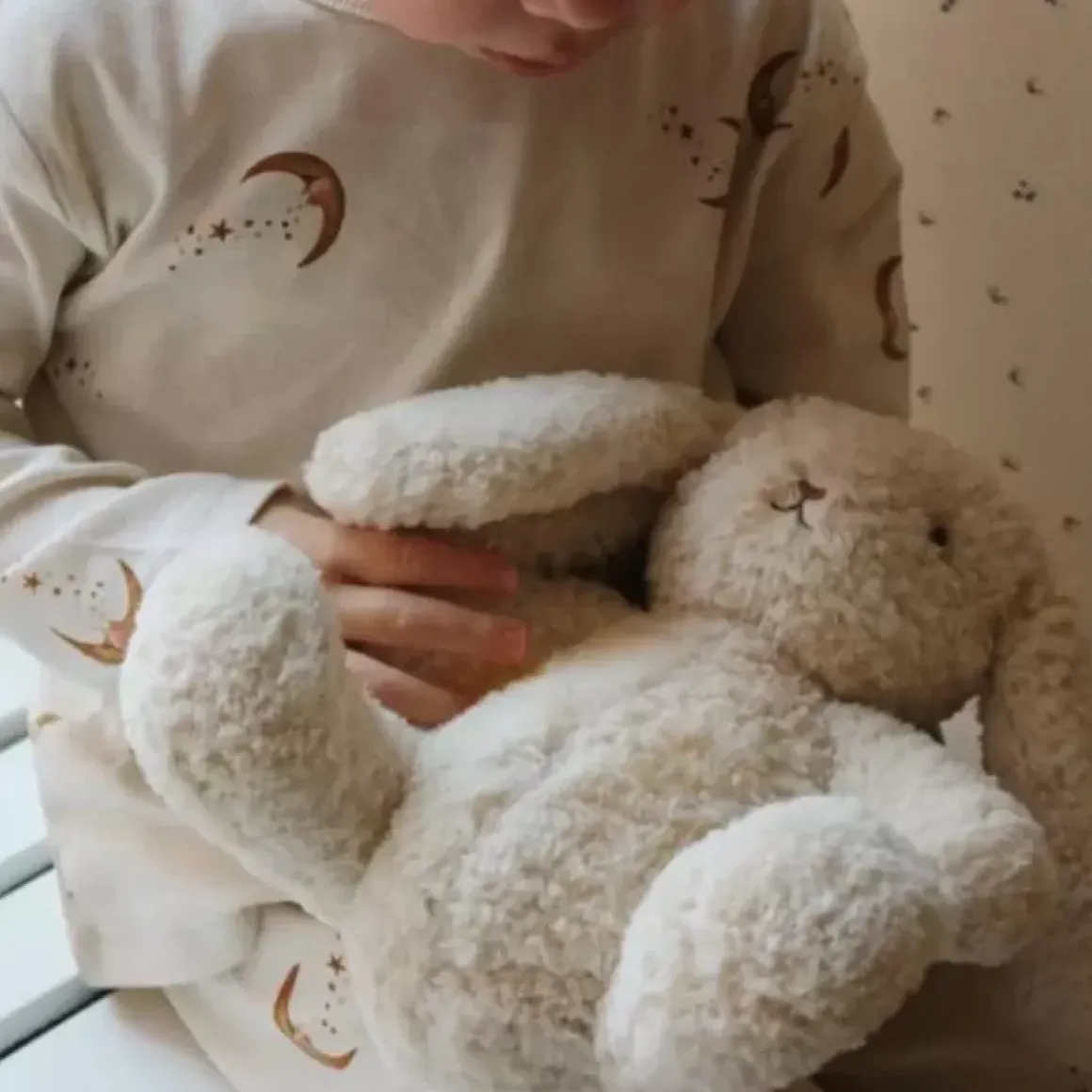 Konges Slojd Knuffel Met Licht En Geluid Bunny Off-White