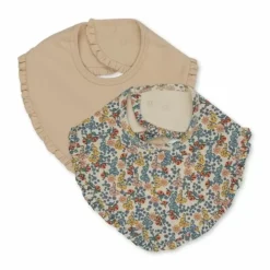 Konges Slojd Kwijlslabben Bibi Fleur/Brazilian Sand (2St)