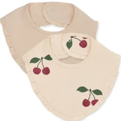 Konges Slojd Kwijlslabben Ma Grande Cerise/Nouvelle Peach