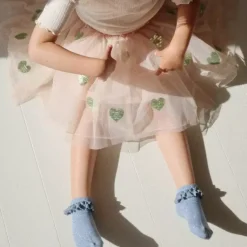 Konges Slojd Lurex Sokken Set In Sand/Blue | Stijlvol & Comfortabel