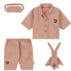 Konges Slojd Poppen Pyjama Set Mahogany Rose