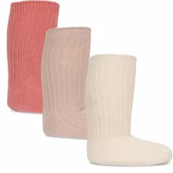 Konges Slojd Rib Sokken Mix Rose 3St