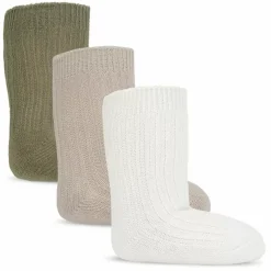 Konges Slojd Rib Sokken Overland Trek/Oak/Mist (3St) | Kidsdeco.Nl
