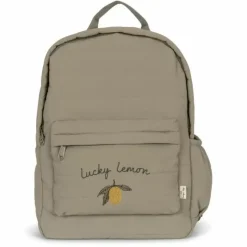 Konges Slojd Rugzak Juno Quilted Laurel Oak | Lemon