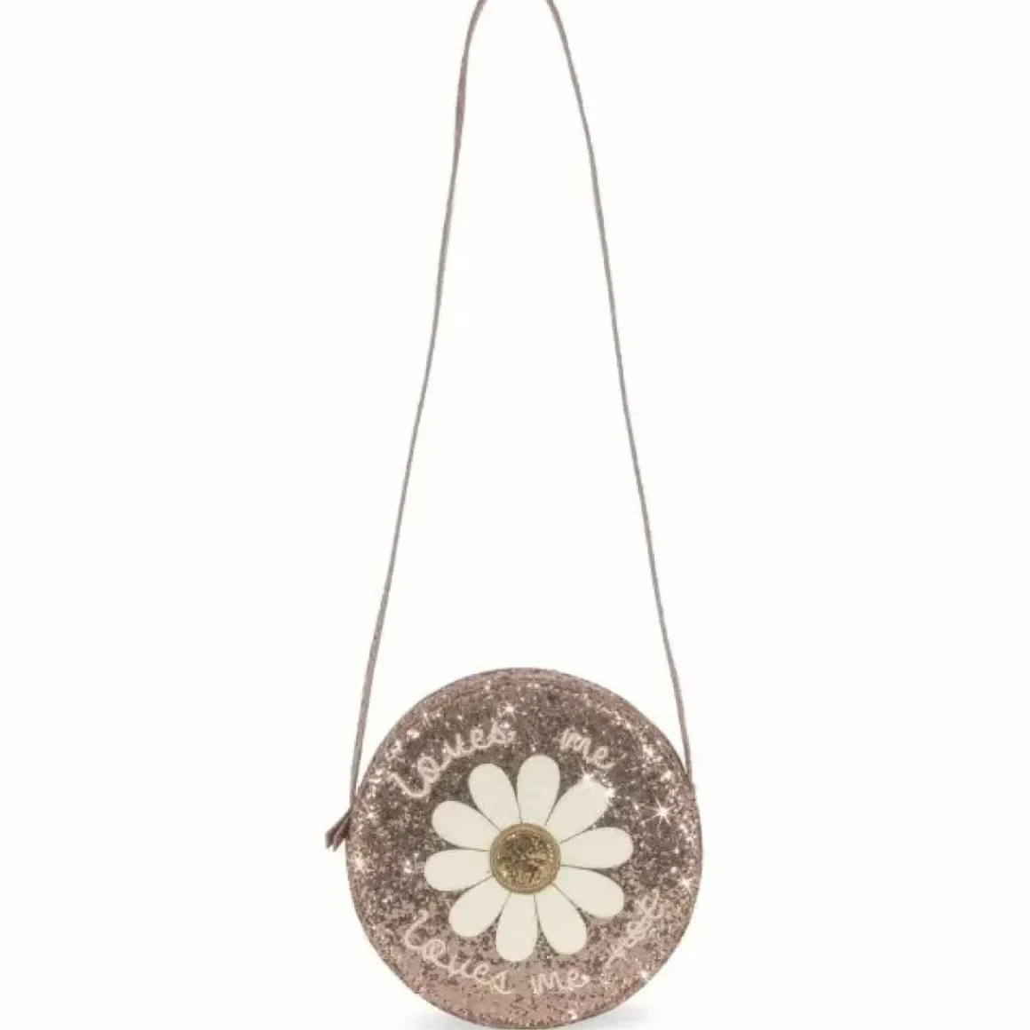 Konges Slojd Schoudertas Daisy Cameo Rose Glitter