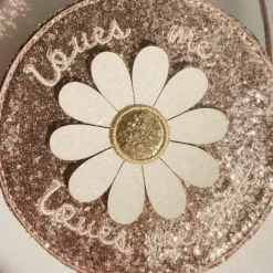 Konges Slojd Schoudertas Daisy Cameo Rose Glitter