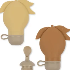 Konges Slojd Siliconen Smoothiezakjes Limonade/Caramel (2St)