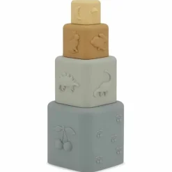 Konges Slojd Siliconen Stapeltoren Quarry Blue Mix