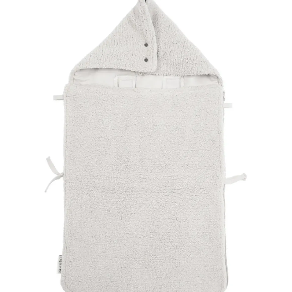 Koop Nu De Zachte En Stijlvolle Meyco Voetenzak Teddy Greige!