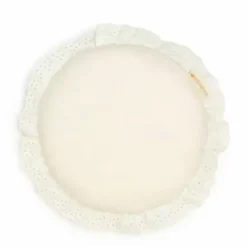 Kussen Vera Eyelet Rond Natural Nobodinoz