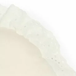 Kussen Vera Eyelet Rond Natural Nobodinoz