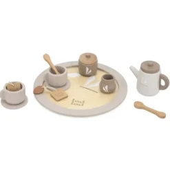 Label-Label Houten Thee Servies Nougat