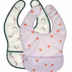Lassig Happy Rascals Heart Lavender Slabben (2St) - Reisvriendelijke Bescherming