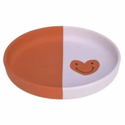 Lassig Silicone Bord Happy Rascals Heart Lavender - Veilig & Flexibel
