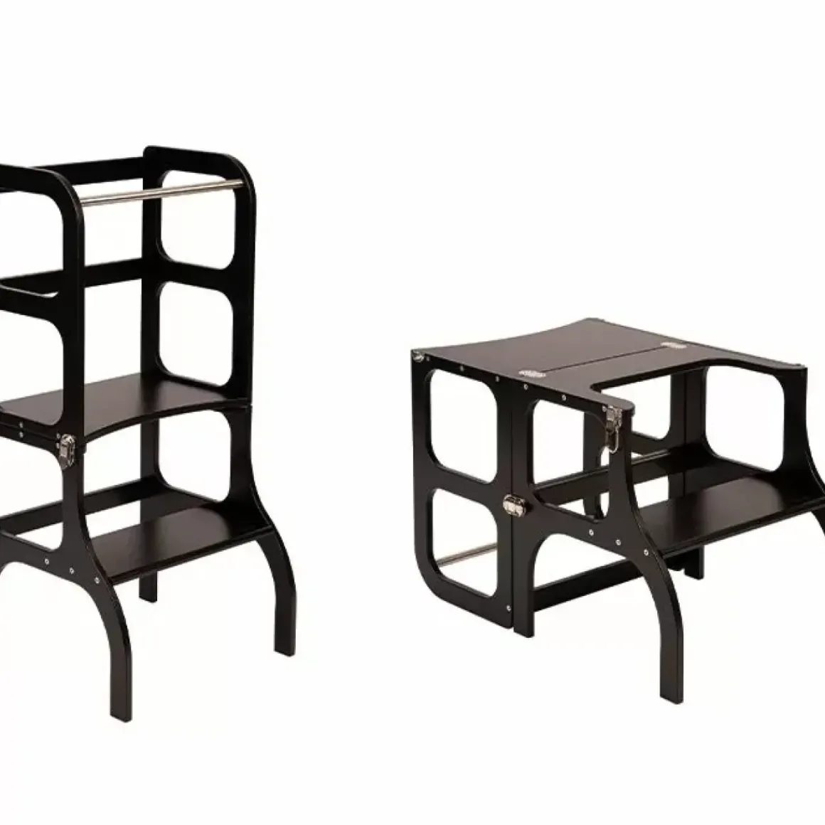 Learning Tower Step'N Sit Zwart Ette Tete
