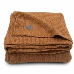 Ledikantdeken Bliss Knit Caramel Jollein