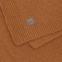 Ledikantdeken Bliss Knit Caramel Jollein