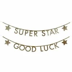 Letterslinger Glitter Goud (134-Delig) Meri Meri