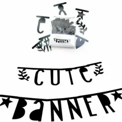 Letterslinger Zwart (147-Delig)