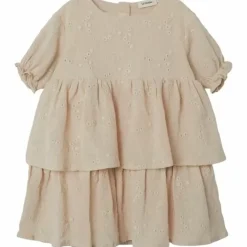 Lil' Atelier Jurk Fauna Sandshell Bestellen - Voor De Perfecte Kinderkleding