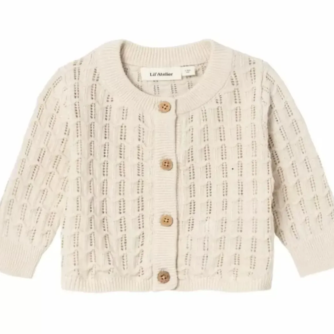 Lil' Atelier Vestje Fauci Sandshell - Bestel Nu Deze Schattige Kindervest Online