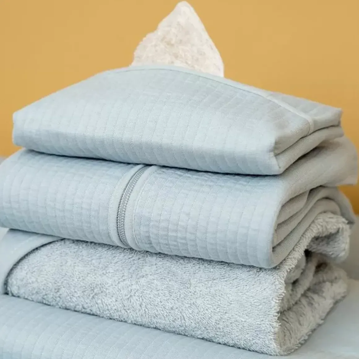 Little Dutch Babydoekjes Cover Pure Soft Blue