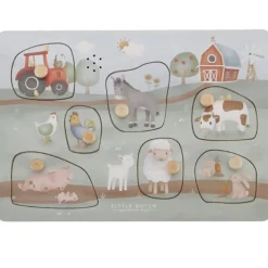 Little Dutch Geluiden Puzzel Little Farm