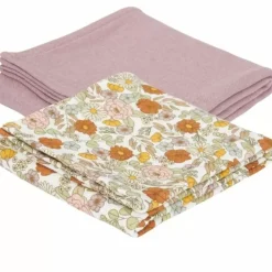 Little Dutch Hydrofiele Doeken Vintage Little Flowers/Mauve