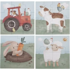 Little Dutch 4 In 1 Puzzel Little Farm