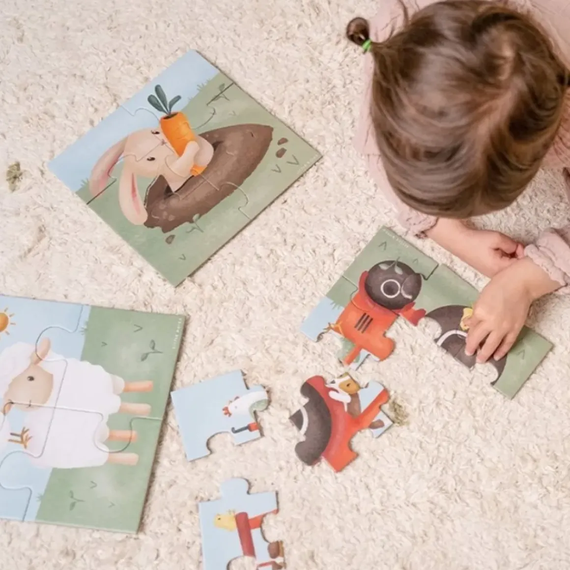 Little Dutch 4 In 1 Puzzel Little Farm