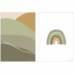 Little Dutch Poster A3 Horizon Olive