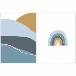 Little Dutch Poster A3 Horizon Blue