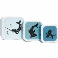 Lunchbox Set Sea Animals (3St) Petit Monkey