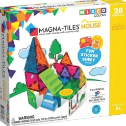 Magna Tiles Clear Colors House Set (28St)