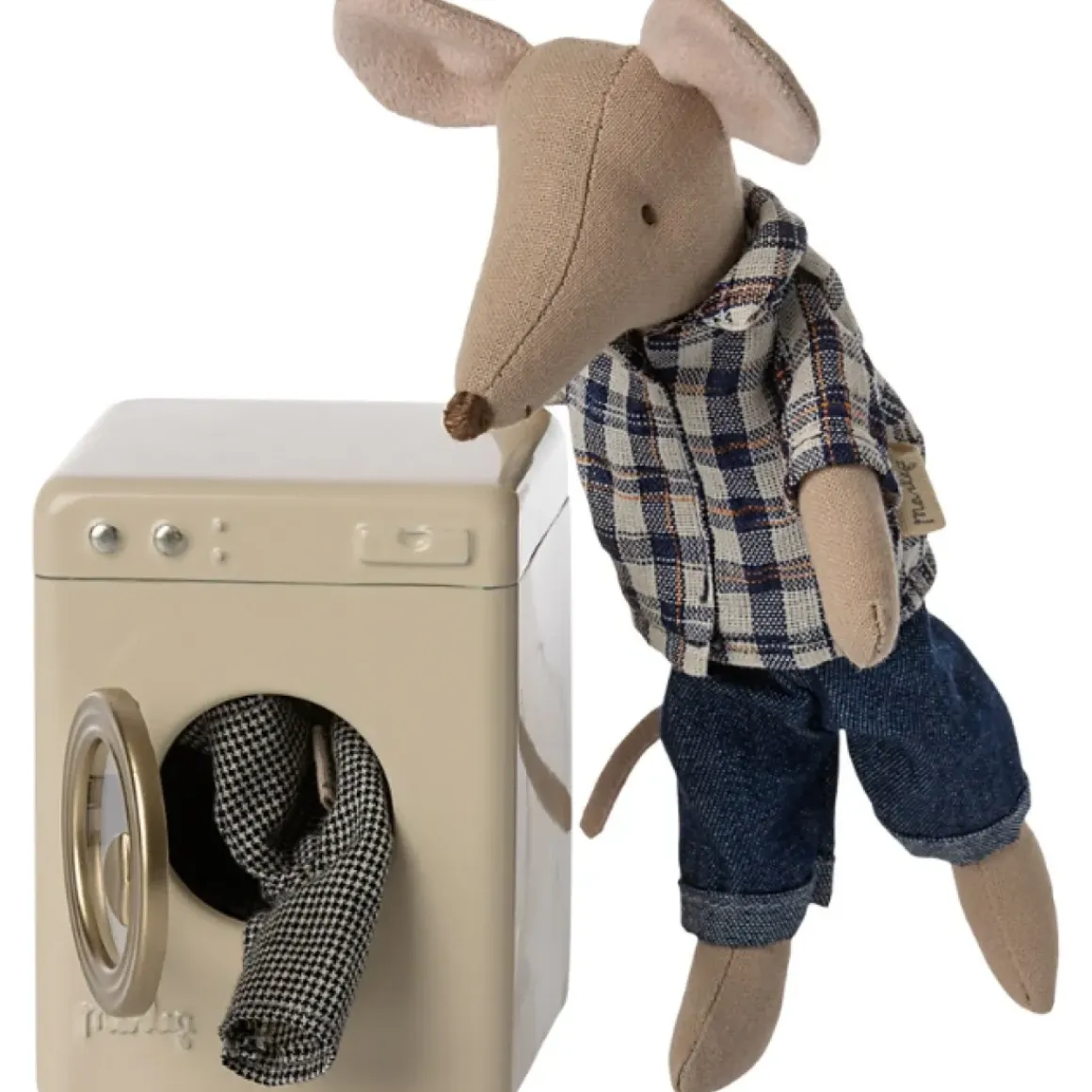 Maileg Miniatuur Wasmachine Goud