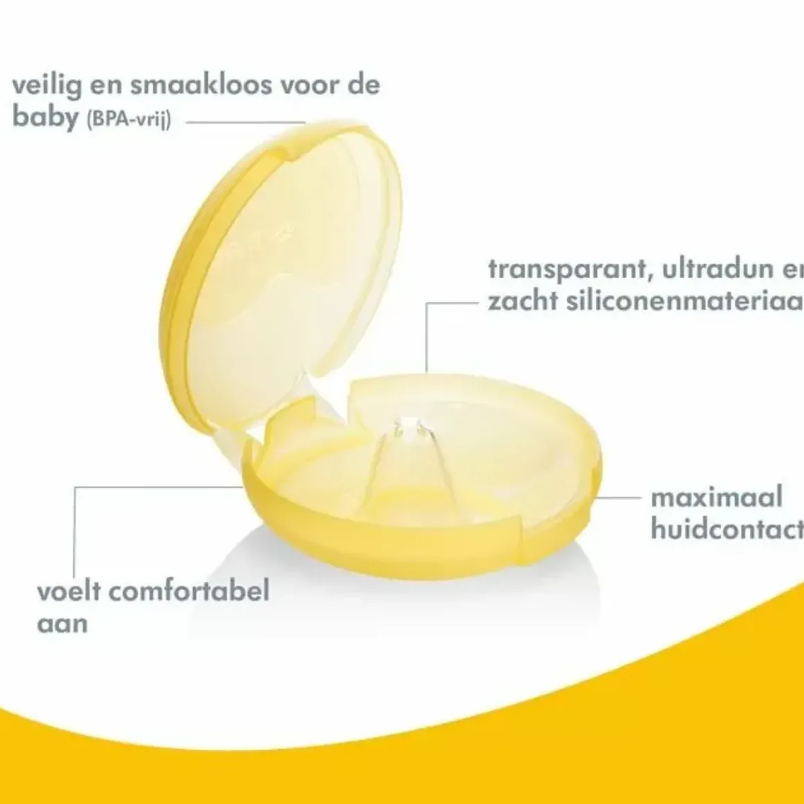 Medela Contact Tepelhoedjes Met Bewaardoosje