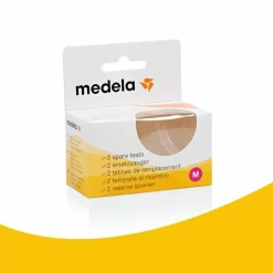 Medela Flessenspenen Medium Flow (2St)