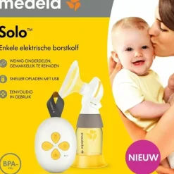 Medela Solo Elektrische Enkele Borstkolf Met Oplaadbare Accu