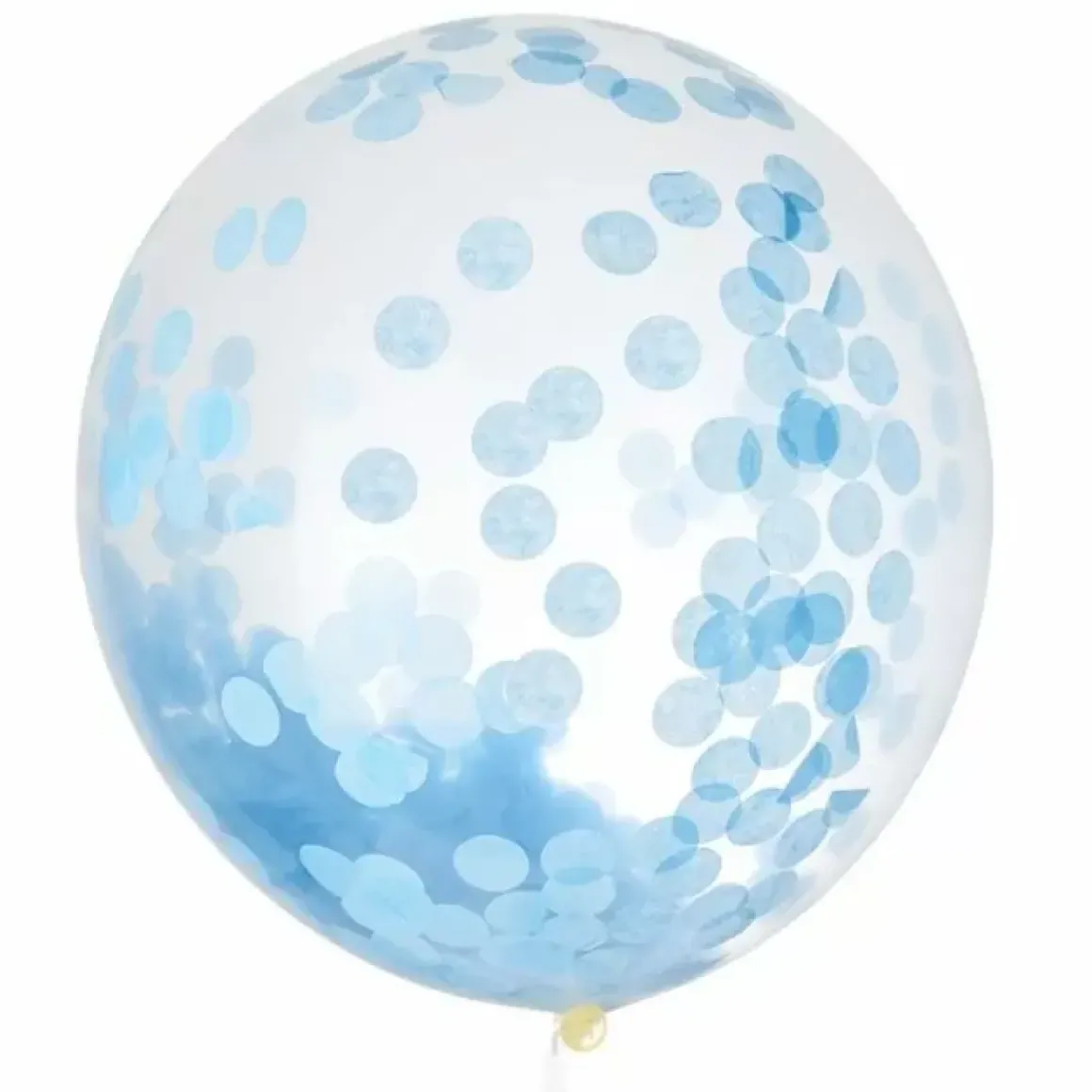 Mega Confetti Ballon Blauw 60Cm House Of Gia
