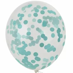 Mega Confetti Ballon Mint 60Cm House Of Gia