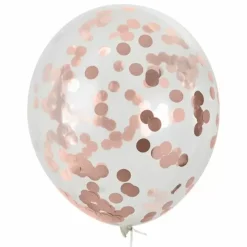 Mega Confetti Ballon Rosegoud 60Cm House Of Gia
