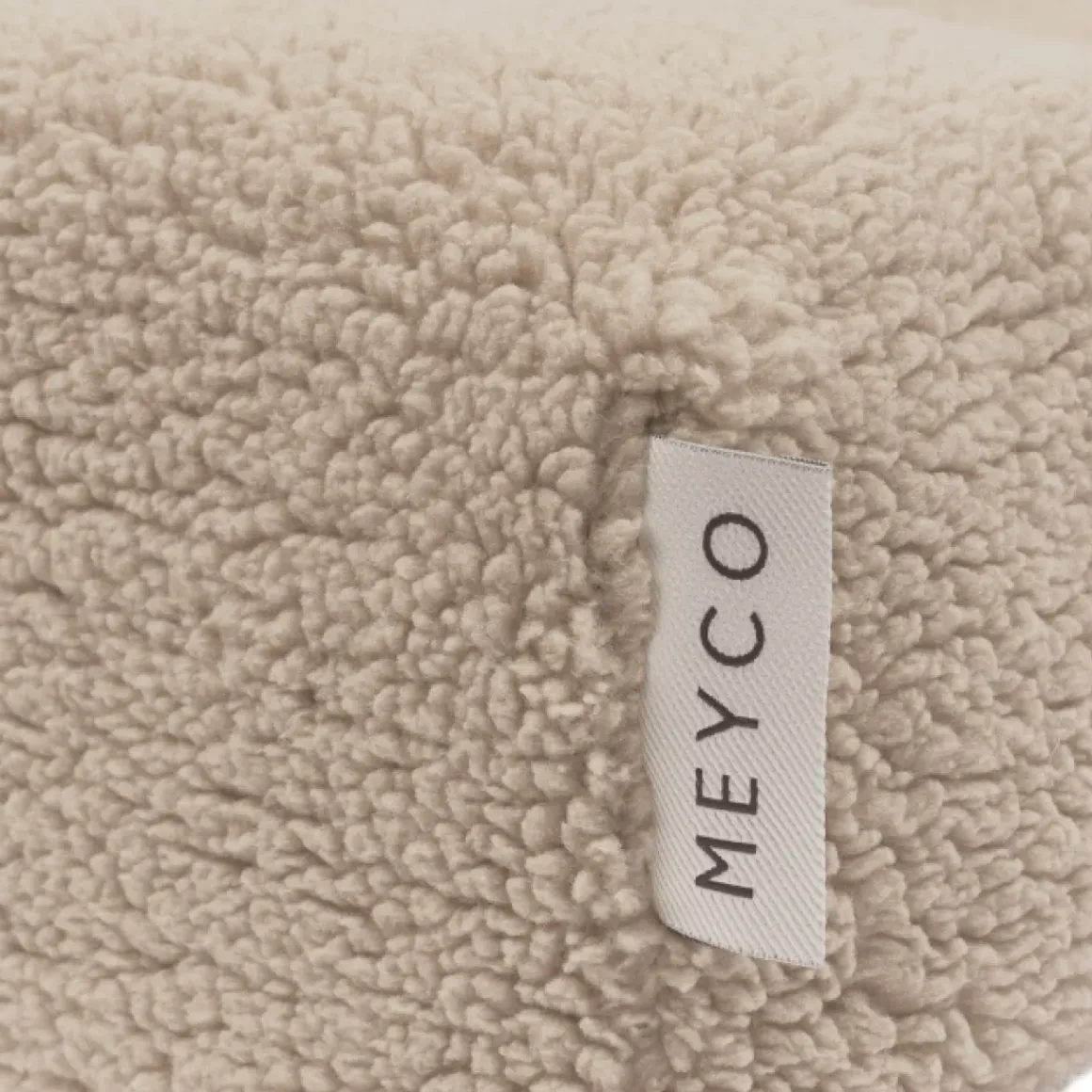 Meyco Aankleedkussenhoes Teddy Sand - Zacht En Comfortabel - 50X70Cm