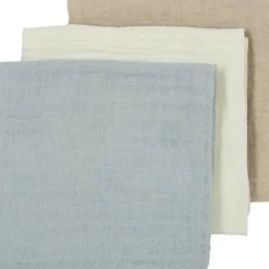 Meyco Hydrofiele Doek Uni Offwhite/Light Grey/Sand 70X70Cm