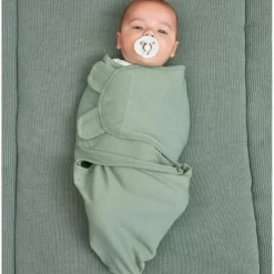 Meyco Inbakerzak Swaddlemeyco Forest Green (0-3M)