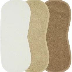 Meyco Lange Spuugdoeken Off White/Sand/Toffee (3St)