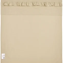 Meyco Ledikantlaken Met Ruffle In Zandkleur - 100X150Cm - Luxe En Stijlvol