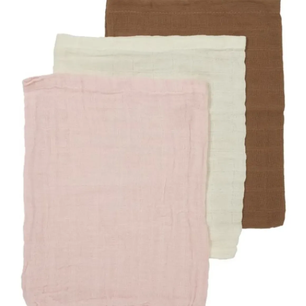 Meyco Washandjes Uni Offwhite/Soft Pink/Toffee
